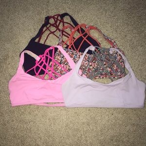 Lulu lemon Free to be Wild bra bundle